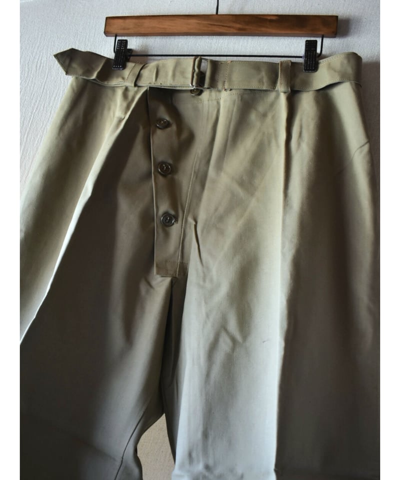 Deadstock】50~70's イタリア軍チノワークモーターサイクル