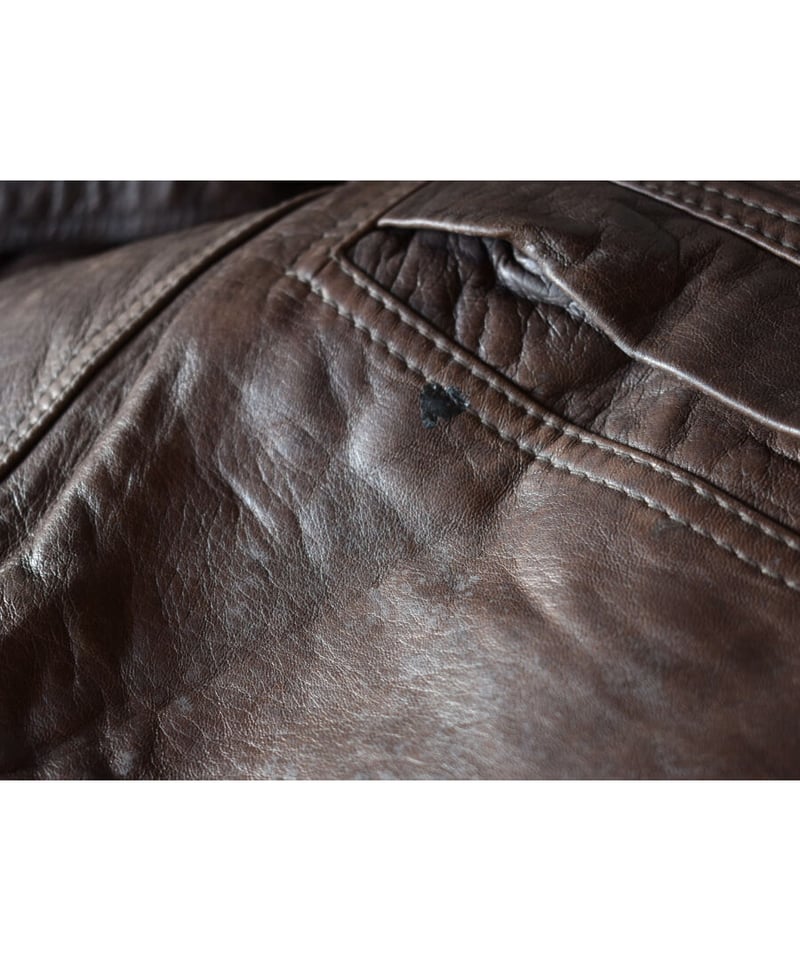 used】EURO レザーファイヤーマンジャケット (52) BROWN | Rinceaux used】EURO レザーファイヤーマンジャケット (52) BROWN | Rinceaux