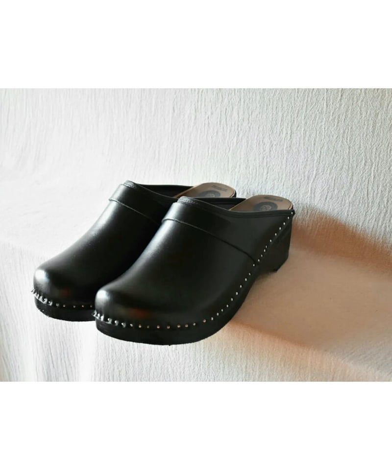 TROENTORP SMITHY Clog レザー サボ クロッグ BLACK | Rinc