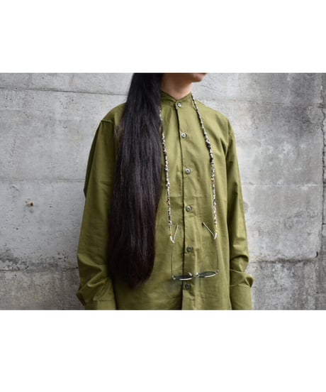 Rinceaux 正絹古布 アソート3WAY グラスコード (MULTI) GREEN × BROWN