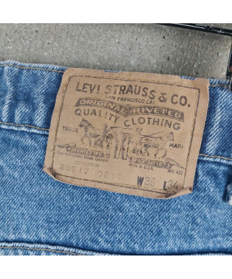 used 】90's~00s Levis 20517 USA製 オレンジタブ デニムパンツ