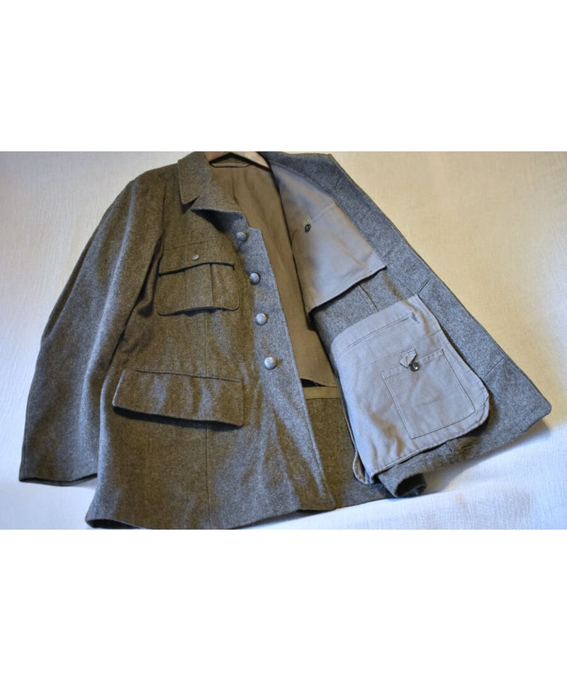 Deadstock 】 スウェーデン軍 M-39 ウールジャケット Military Gr...