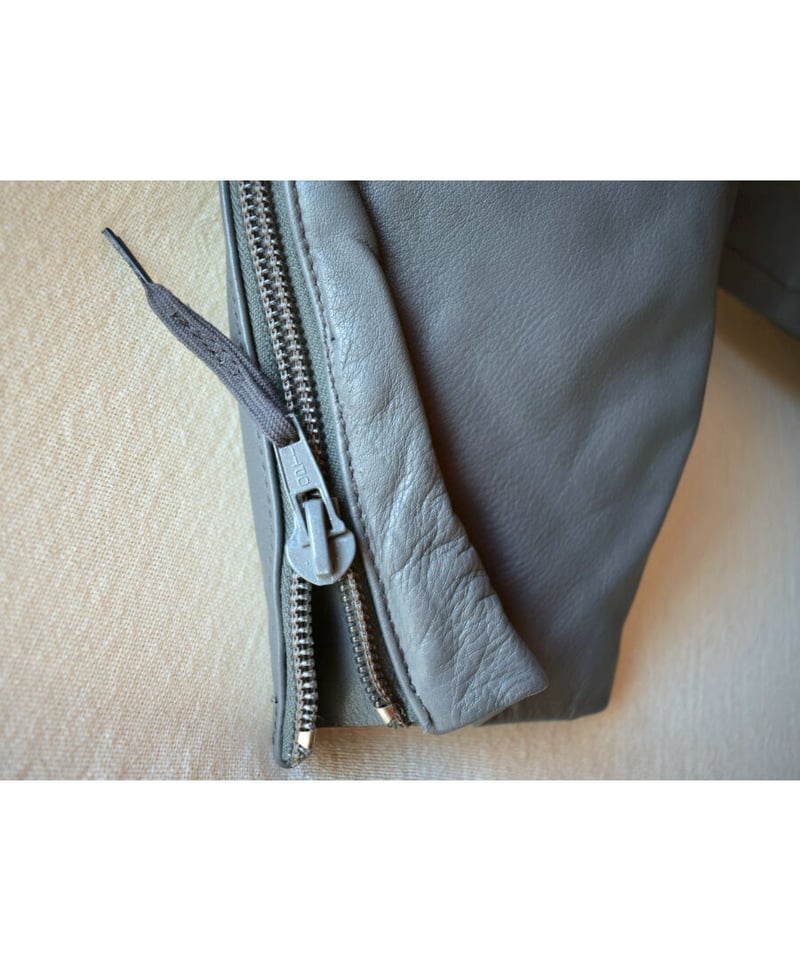 used 】 ドイツ軍 サブマリンレザージャケット GREY | Rinceaux