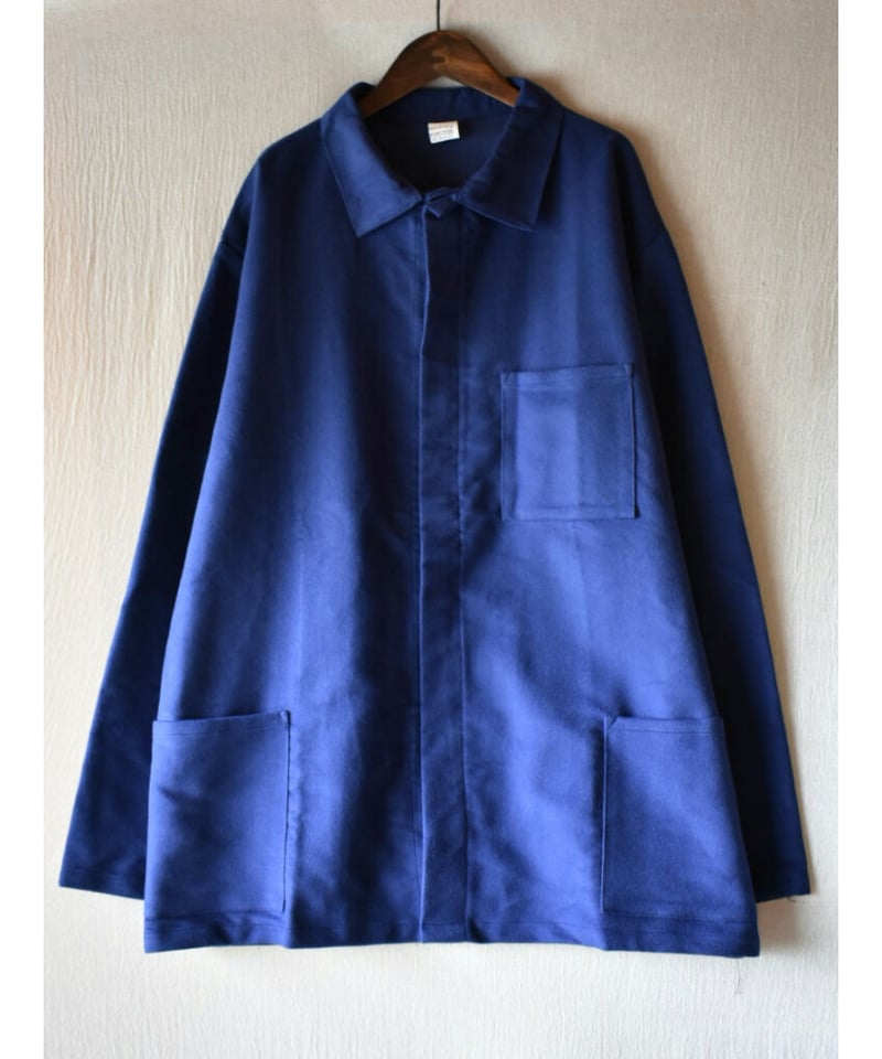 イタリア A.M.I 軍放出 ワーカー カバーオール 54 ネイビー 綿 未使用