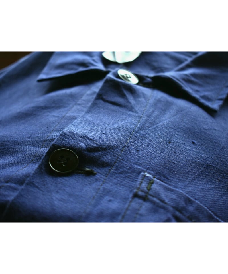 Deadstock 】80's AU MOLINEL フレンチワークジャケット BLUE