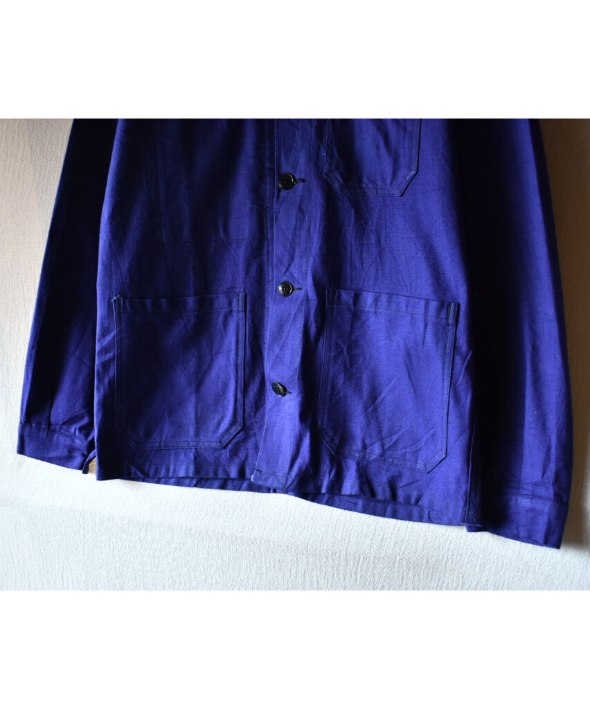 Deadstock 】80's AU MOLINEL フレンチワークジャケット BLUE