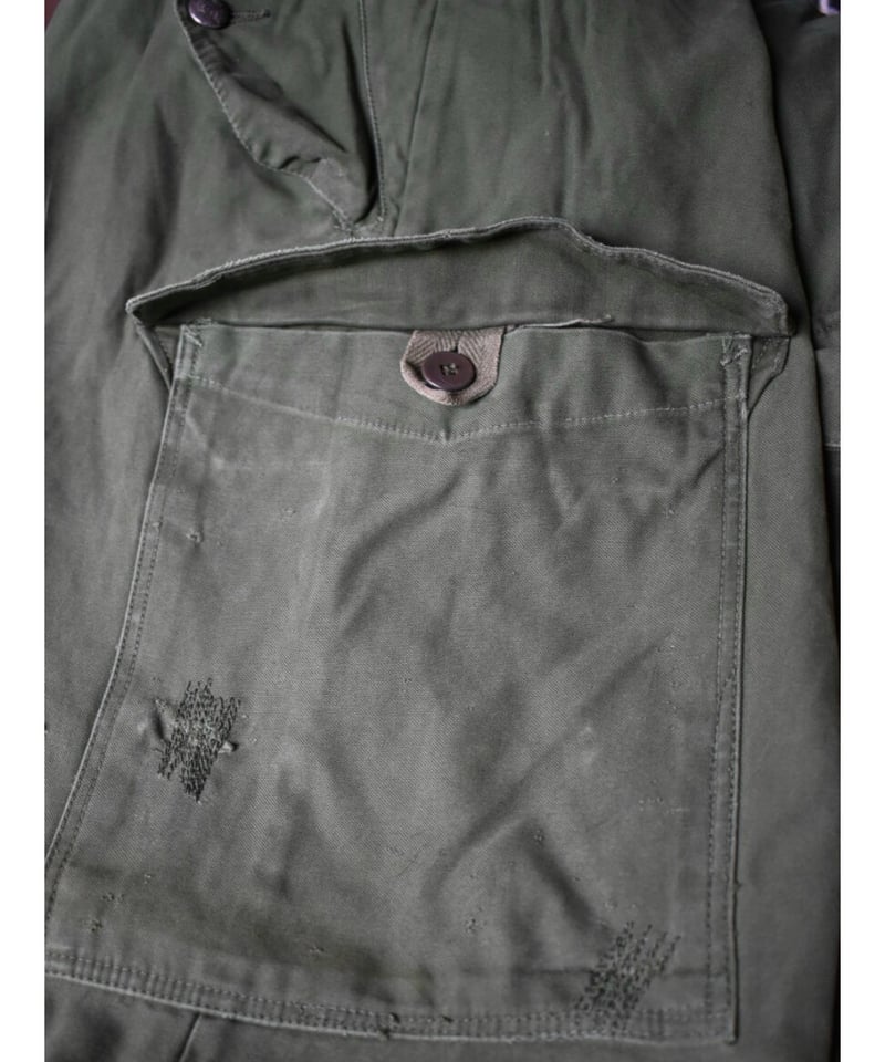 60s スウェーデン軍 M59 ミリタリー カーゴパンツ C56 W38 ユーロ 60s スウェーデン軍 M59 ミリタリー カーゴパンツ C56 W38