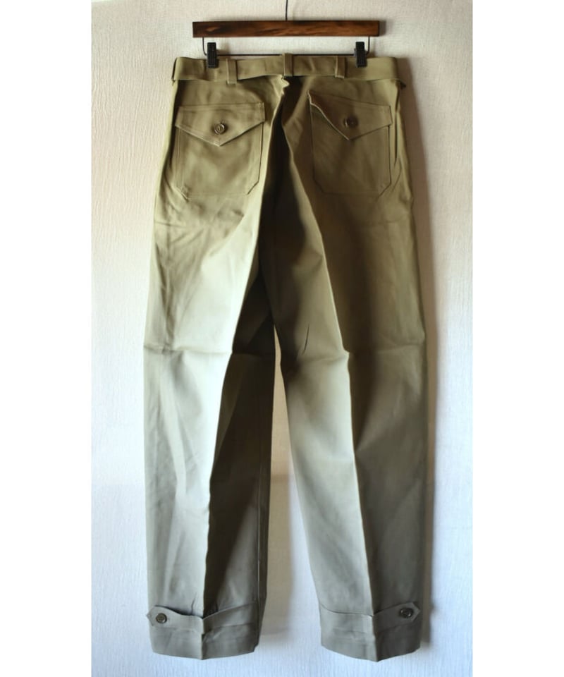 '60s イタリア軍 ミリタリーチノ MILITARY 実物 新品 デッドストック イタリア軍 E.I. チノ