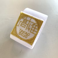 【髙雄道場公式帯留め】ゴールド×ホワイト
