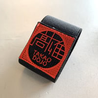 【髙雄道場公式帯留め】レッド×ブラック
