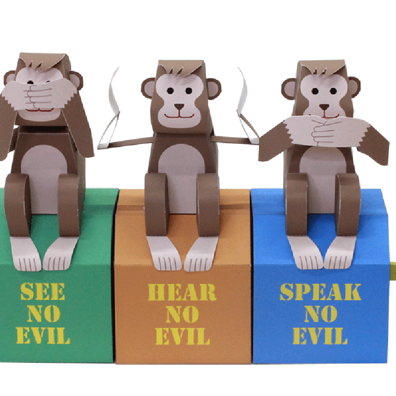 見ざる聞かざる言わざる（データ販売） | 紙工房 ONLINE STORE