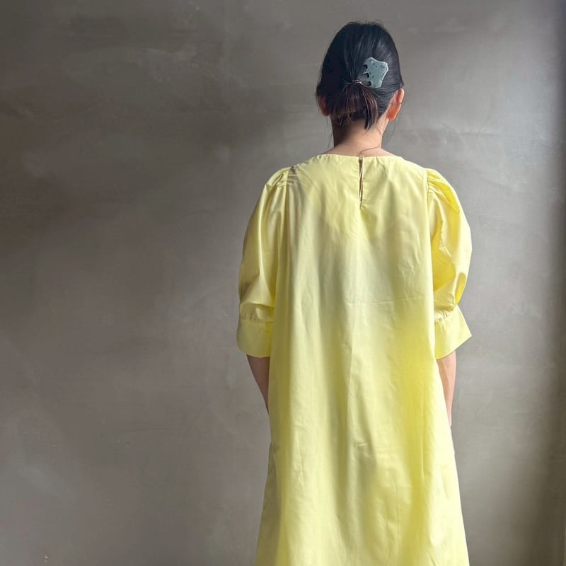 mikomori puff sleeve op ミコモリ　パフスリーブワンピース mikomori puff sleeve op ミコモリパフスリーブワンピース
