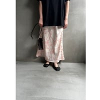 Flower semiflare long skirt 【ハモミシノオトナフク】