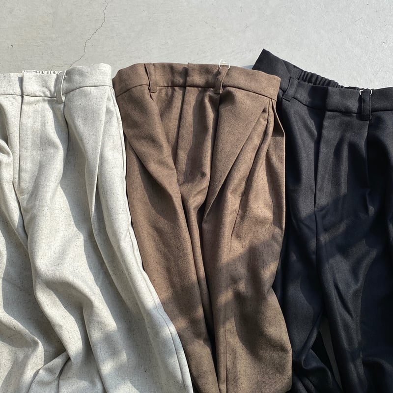 Mixed calze cocoon Pants【ハモミシノオトナフク】 | hamomisi