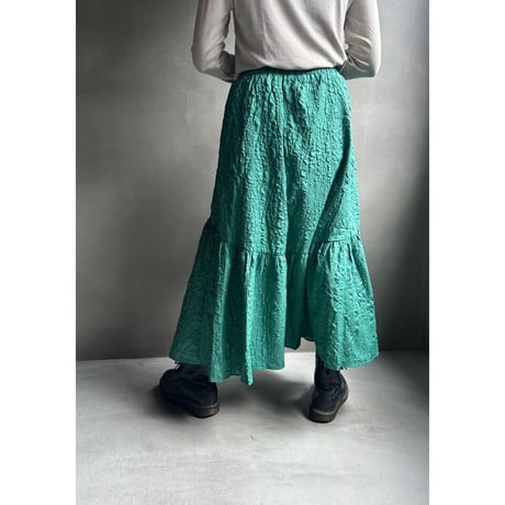 Fluffy jacquard skirt【ハモミシノオトナフク】