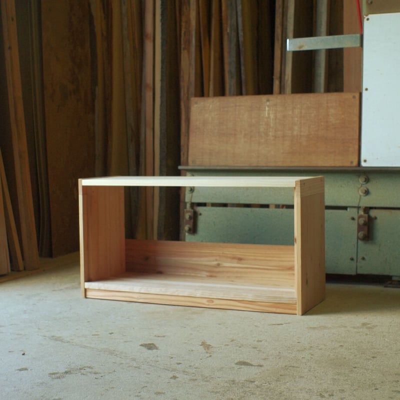 組み立てる家具 本棚1段 | 杉の木クラフト