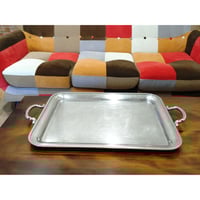 【中古品】１８－８ステンレス角盆（５６０ｘ４０５）