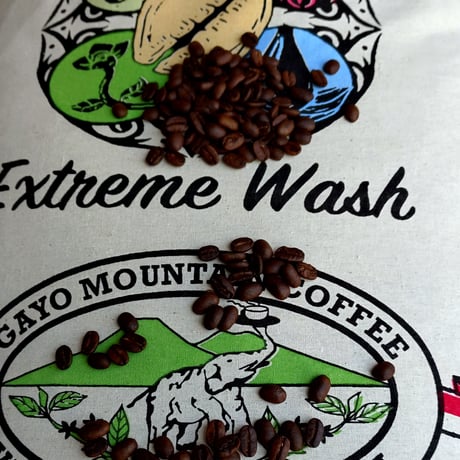 さらに美味しく！NEW！アチェ洲 ガヨマウンテン　エクストリームウォッシュ　500g(250x2)　【受注焙煎】直火焙煎