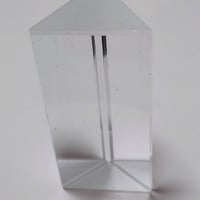 三角プリズム　50mm 光の実験 スペクトル