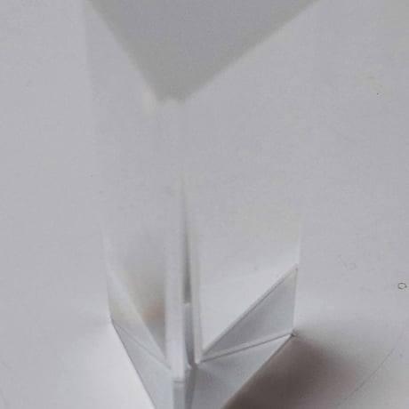 三角プリズム　50mm 光の実験 スペクトル