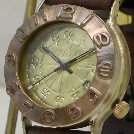 Explorer3-B-DATE（JUM65BC-DATE）アンティーク調 ハンドメイド腕時計 オリジナル時計 メンズ