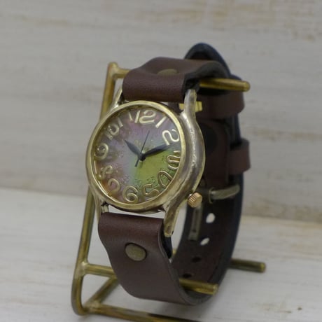 On Time3-B（355）アンティーク調 ハンドメイド腕時計 オリジナル時計 メンズ レディース