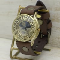 J.B.3-S&M Sun&Moon（JUM31A-S&M）アンティーク調 ハンドメイド腕時計 オリジナル時計 メンズ
