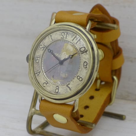 GIGANT-B-Rev. 逆回転（JUM129Rev）アンティーク調 ハンドメイド腕時計 オリジナル時計 メンズ