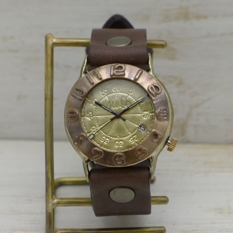 Explorer3-B-DATE（JUM65BC-DATE）アンティーク調 ハンドメイド腕時計 オリジナル時計 メンズ