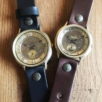 アンティーク調 ペアウォッチ  GRANDAD-B-SS2&J.B-SS2（JUM116SS2＆JUM31SS2）ハンドメイド腕時計 手作り時計 メンズ レディース