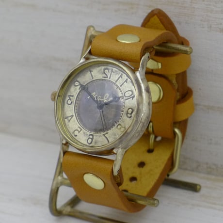 J.S.B.-Rev. 逆回転（JUM38Rev）アンティーク調 ハンドメイド腕時計 オリジナル時計 メンズ