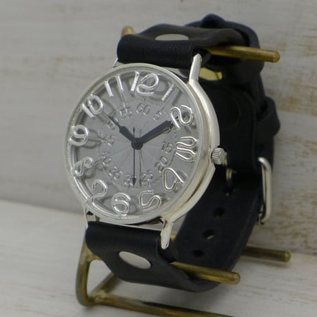 GRANDAB3-SV（JUM116ASV）アンティーク調 ハンドメイド腕時計 オリジナル時計 メンズ