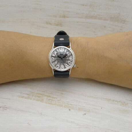 アンティーク調 ペアウォッチ On Time3-SV（355SV）ペアセット  ハンドメイド腕時計 手作り時計 メンズ レディース