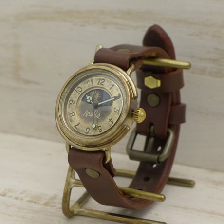 MILTIMER5-B-S&M（357S&M）アンティーク調 ハンドメイド腕時計 手作り時計 レディース