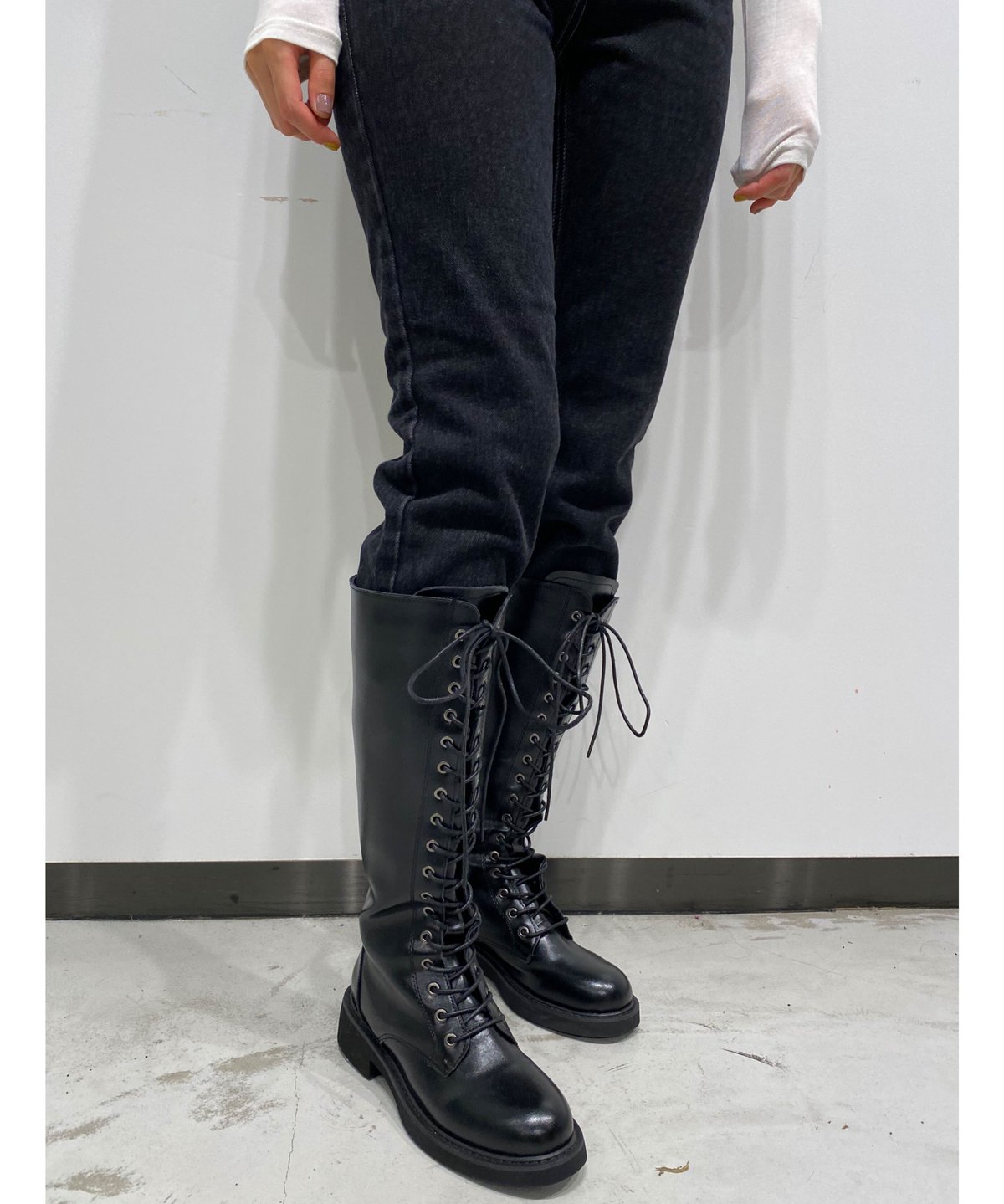 coloLACE UP BOOTS