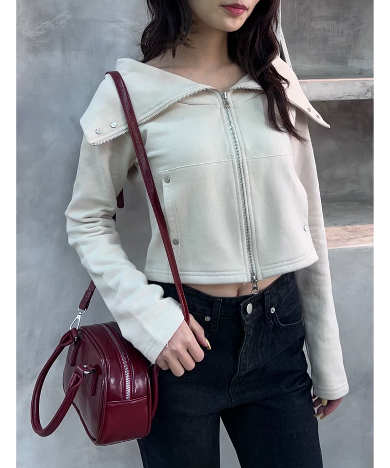 トップス mmm PAMM ニット セーター see-through zip tops レディース