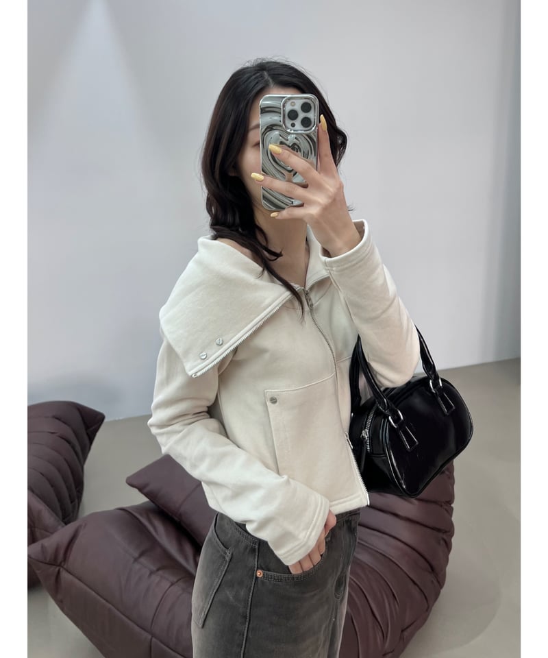 【完売】アパルトモン★Off shoulder Top★ 一部即納｠off shoulder zip up tops | LAZY AND EASY