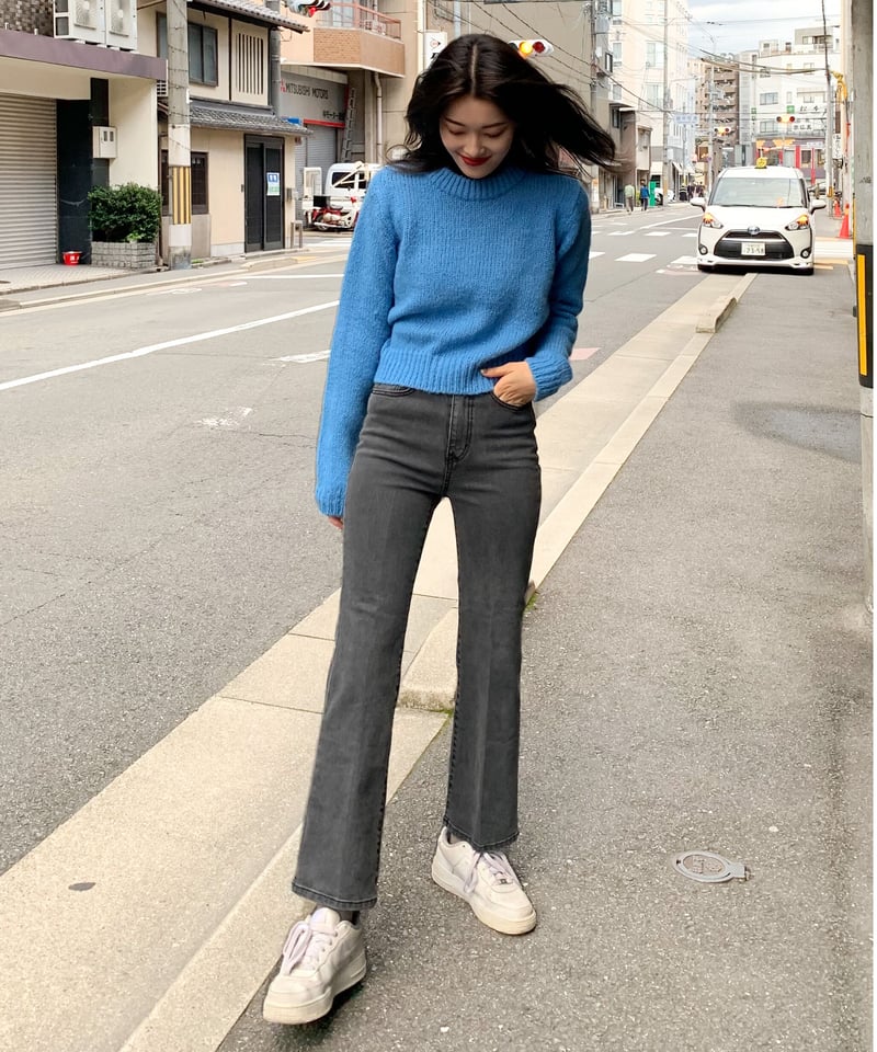straightline デニム straight line denim pants | LAZY AND EASY