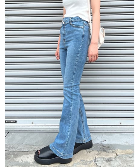 ｟即納｠unbalance west denim pants