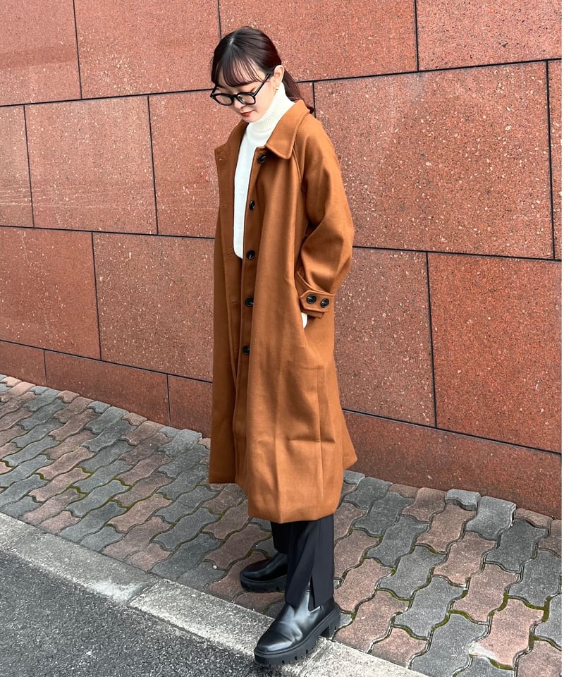 即納｠stand fall collar coat | LAZY AND EASY