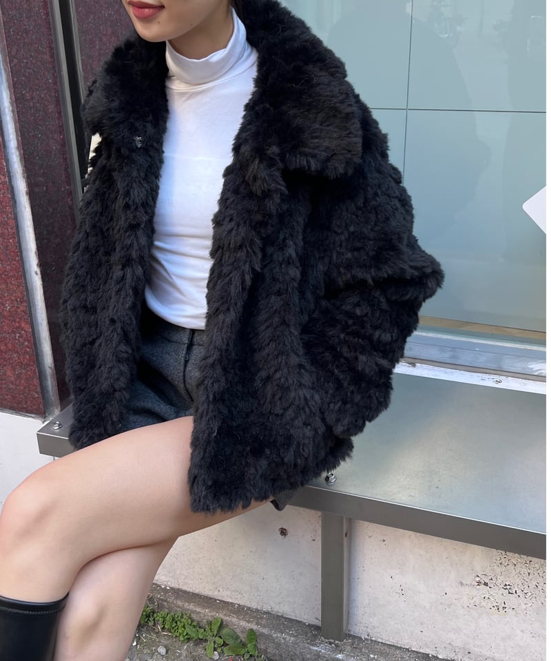 fake far jacket | LAZY AND EASY