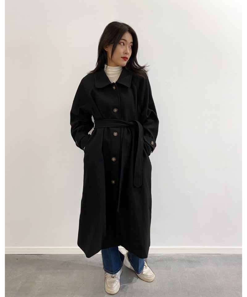 ロングコートLeno&co STAND FALL COLLAR COAT size01 - ロングコート ロングコートLeno&co STAND FALL COLLAR COAT size01 - ロングコート