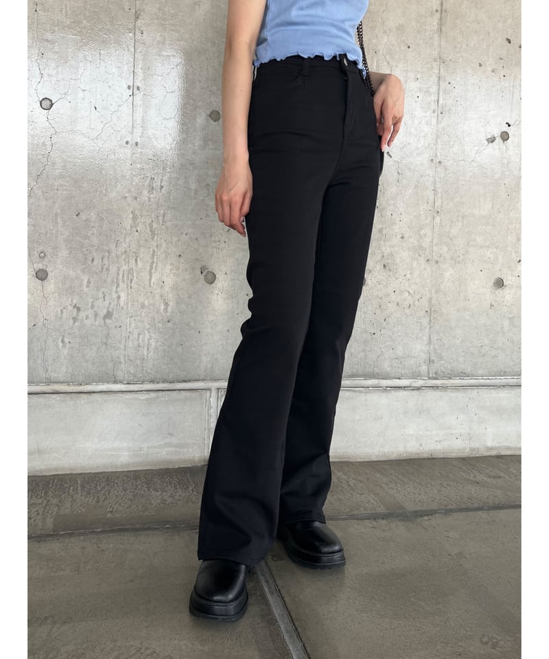 boots cut denim(short/long) | LAZY AND EASY