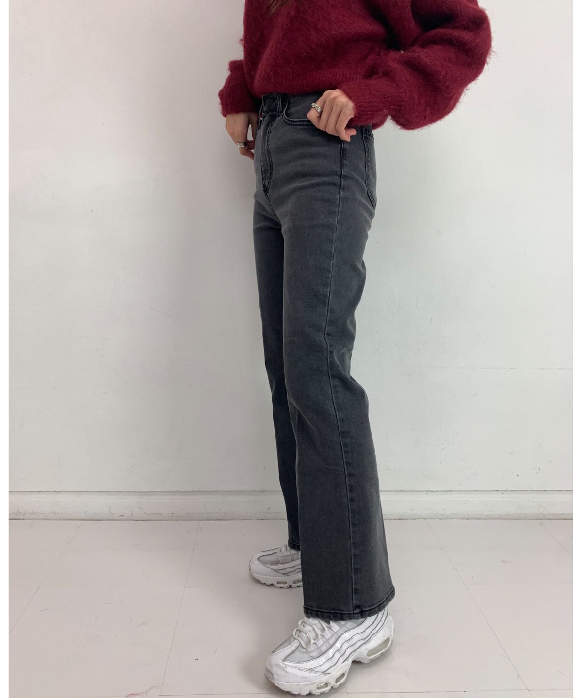 Straight ジーンズ straight line denim pants | LAZY AND EASY