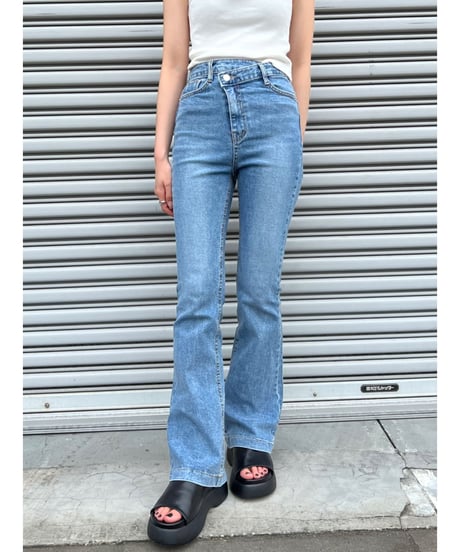 ｟即納｠unbalance west denim pants