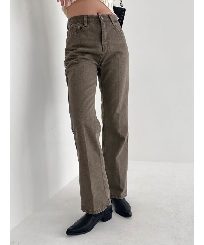 cation semi bootcut denim | LAZY AND EASY