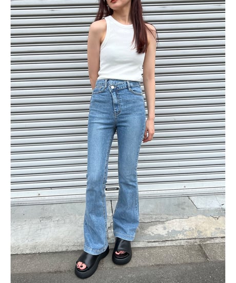｟即納｠unbalance west denim pants