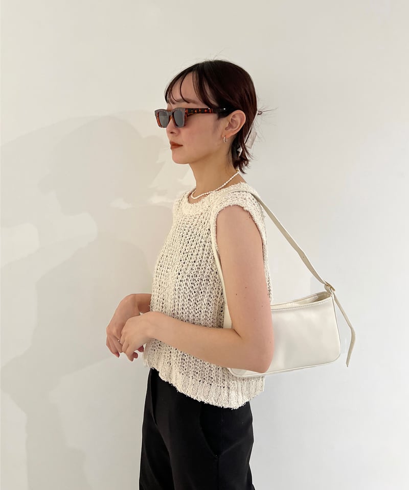 sleeve less summer knit | LAZY AND EASY