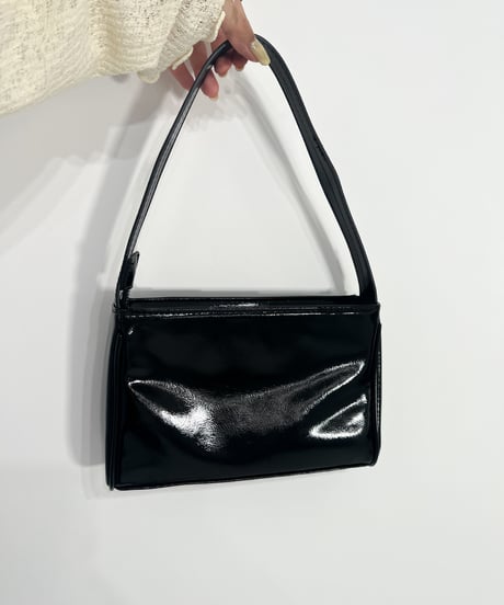 square enamel bag