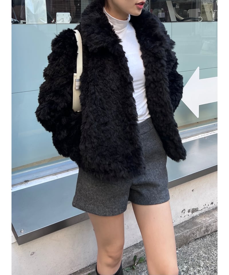 fake far jacket | LAZY AND EASY